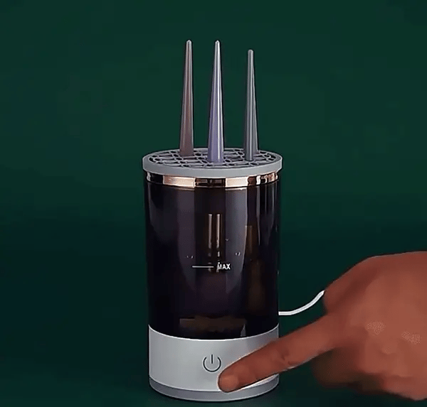 BrushBreeze Electric Multi-Brush Cleaner for Fast & Mess-Free Makeup Tools