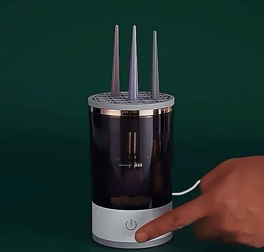 BrushBreeze Electric Multi-Brush Cleaner for Fast & Mess-Free Makeup Tools