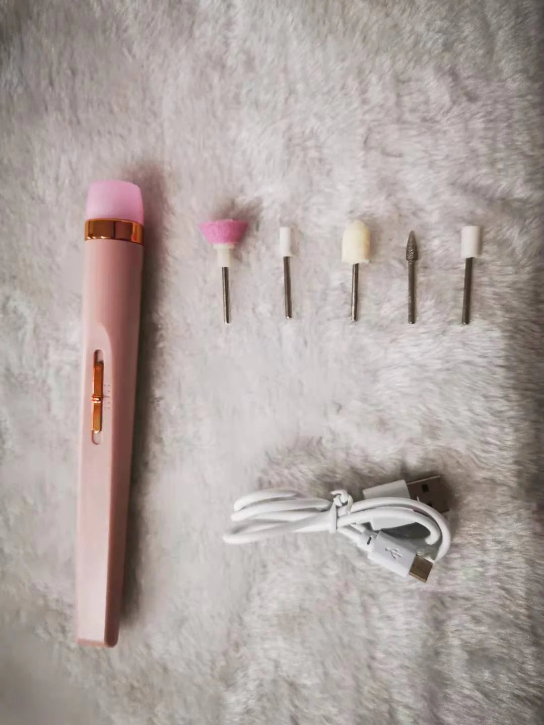 Professional Manicure & Pedicure Machine with LED Cutter Heads