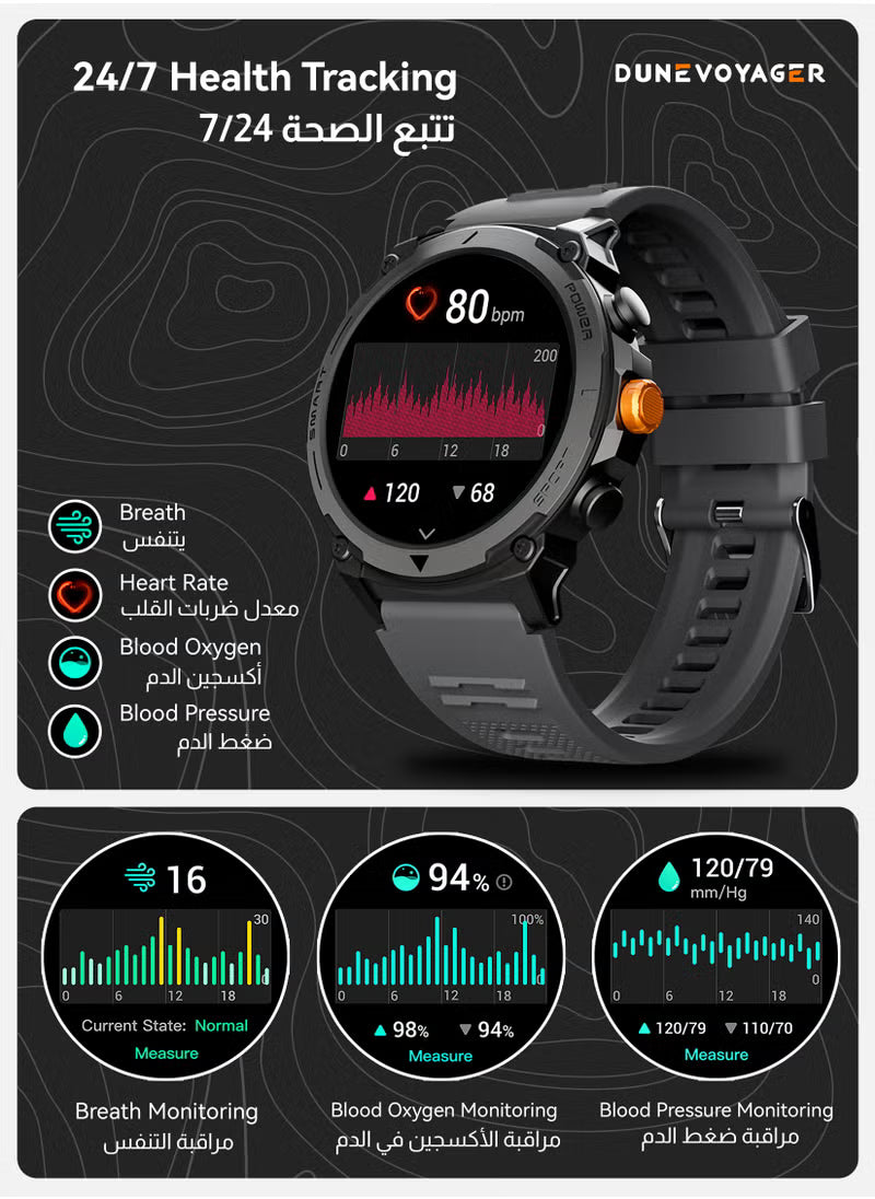 GTS 5 SmartWatch Duo – 2-in-1 Smartwatch & Calling Display