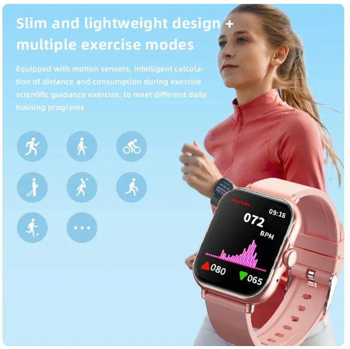 A58 5-in-1 SmartWatch  Your All-in-One Fitness & Lifestyle Companion