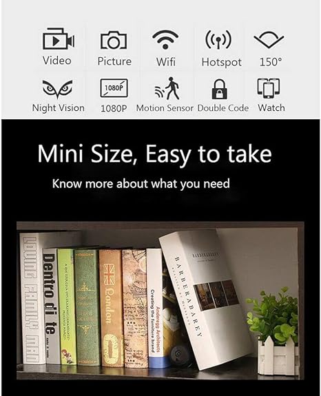 A9 Mini WiFi Security Camera | 1080P HD, Motion Sensor & Remote View