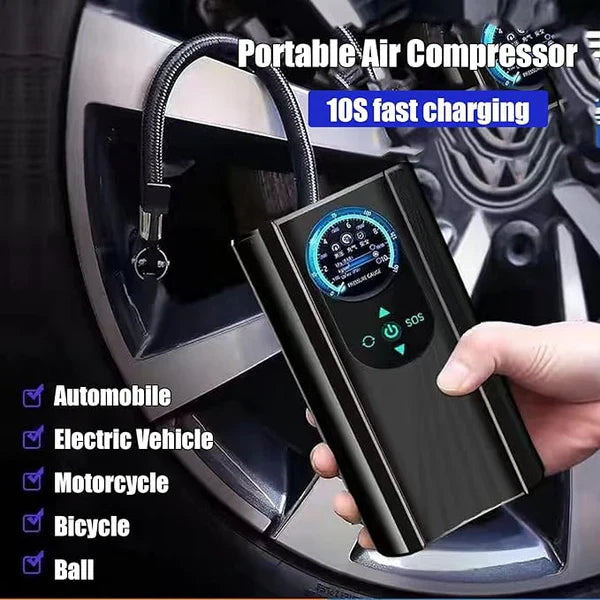 AirPump Flow Pro Smart Digital Air Compressor for Cars & Bikes