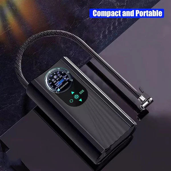 AirPump Flow Pro Smart Digital Air Compressor for Cars & Bikes