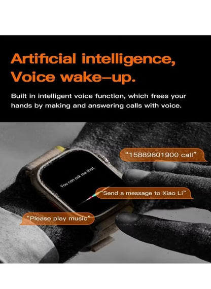 Rock 21 Pro Smartwatch  Sleek Fitness & Calling Watch with AMOLED Display