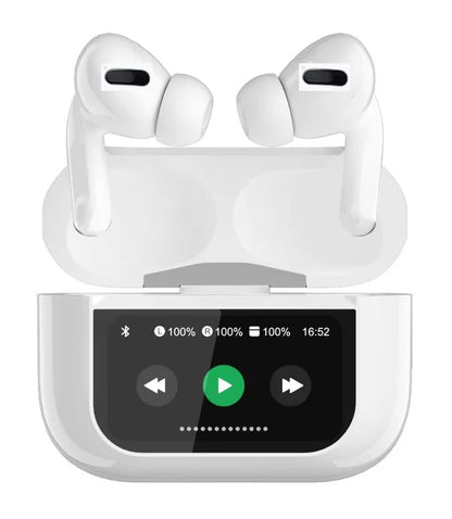 Bluetooth Earbuds Z90 Pro  Smart Screen Display & Custom Design