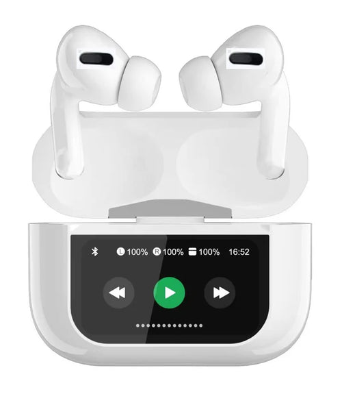 Bluetooth Earbuds Z90 Pro  Smart Screen Display & Custom Design