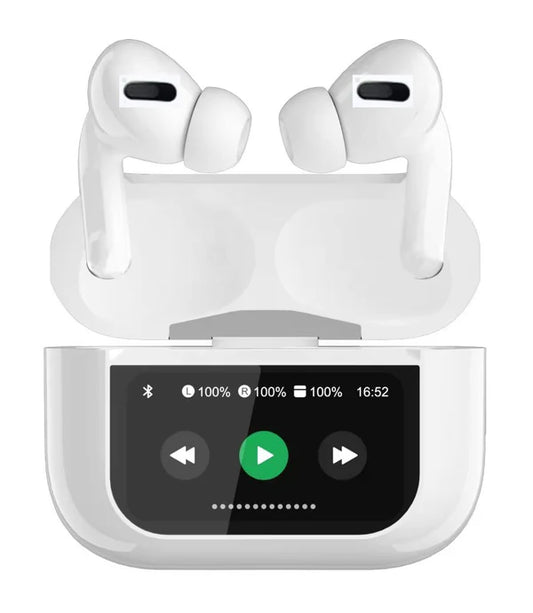 Bluetooth Earbuds Z90 Pro  Smart Screen Display & Custom Design