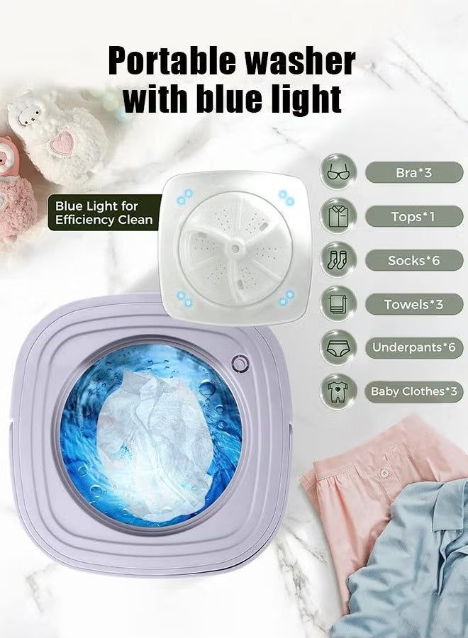 WashMate Compact & Portable Foldable Laundry Machine