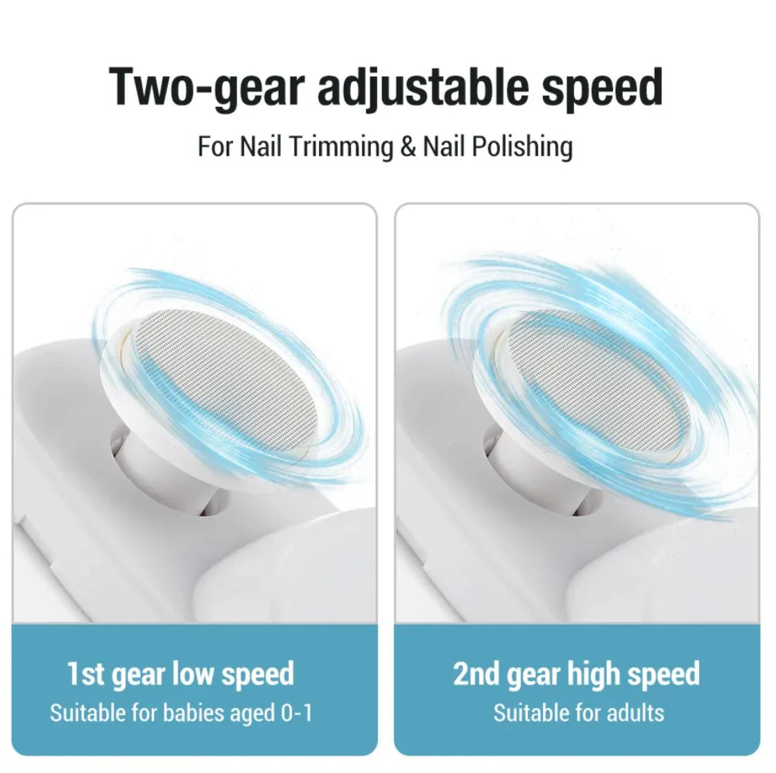 NailEase Electric Nail Grinder for Smooth & Safe Trimming