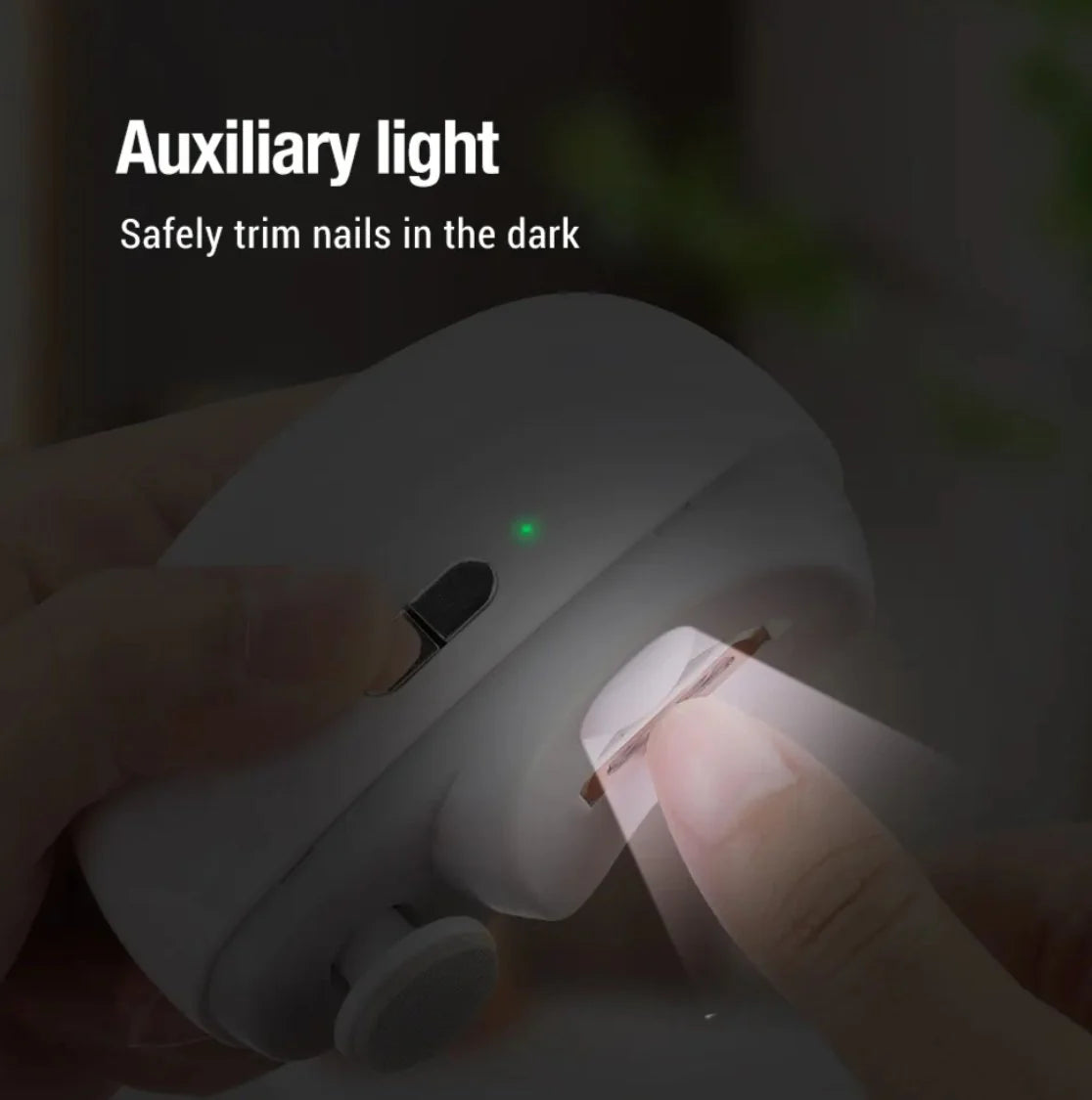 NailEase Electric Nail Grinder for Smooth & Safe Trimming