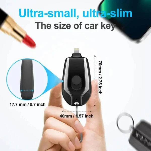 ChargeMate Emergency Portable Keychain Charger