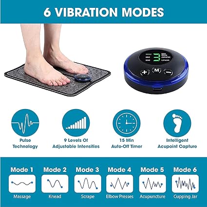 SootheStep EMS Foot Massager Mat for Pain Relief & Relaxation