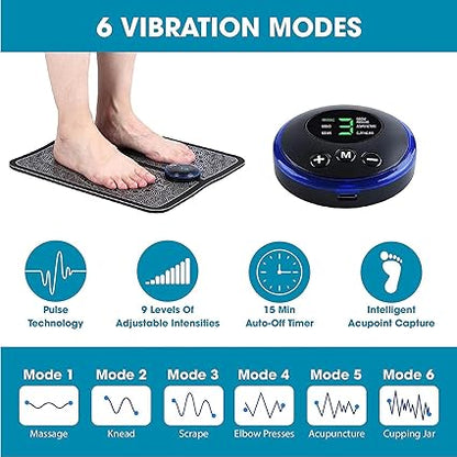 SootheStep EMS Foot Massager Mat for Pain Relief & Relaxation