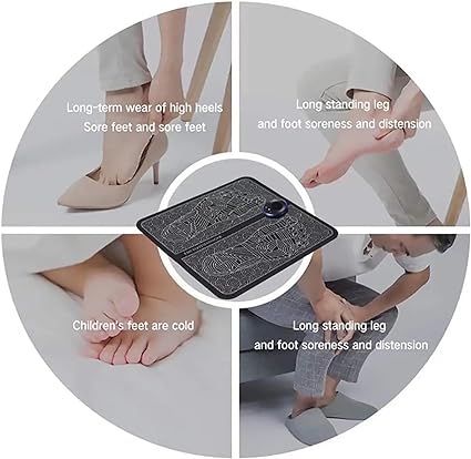 SootheStep EMS Foot Massager Mat for Pain Relief & Relaxation
