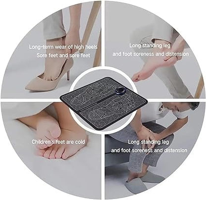 SootheStep EMS Foot Massager Mat for Pain Relief & Relaxation