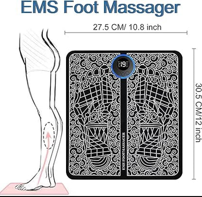 SootheStep EMS Foot Massager Mat for Pain Relief & Relaxation