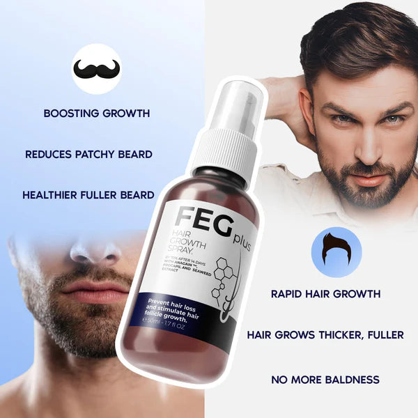 ReGrow+ Herbal Hair Growth Spray  Boost Volume & Reduce Hair Fall Naturally