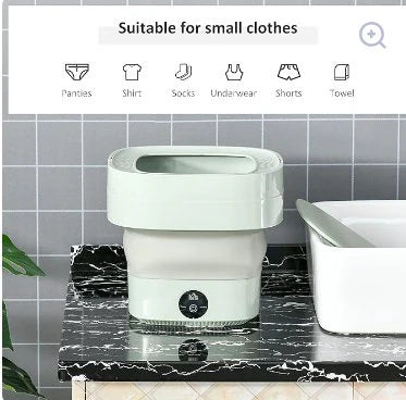 WashMate Compact & Portable Foldable Laundry Machine