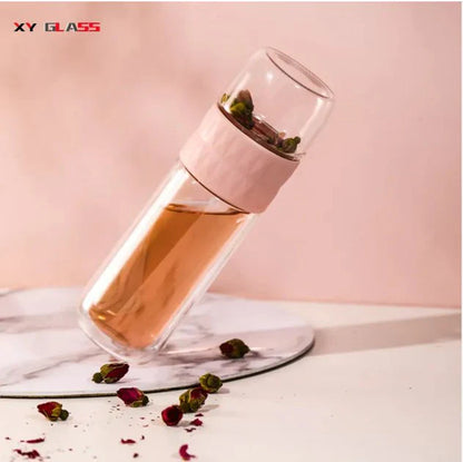 PureBrew Portable Tea Infuser Bottle for Work, Travel & Detox