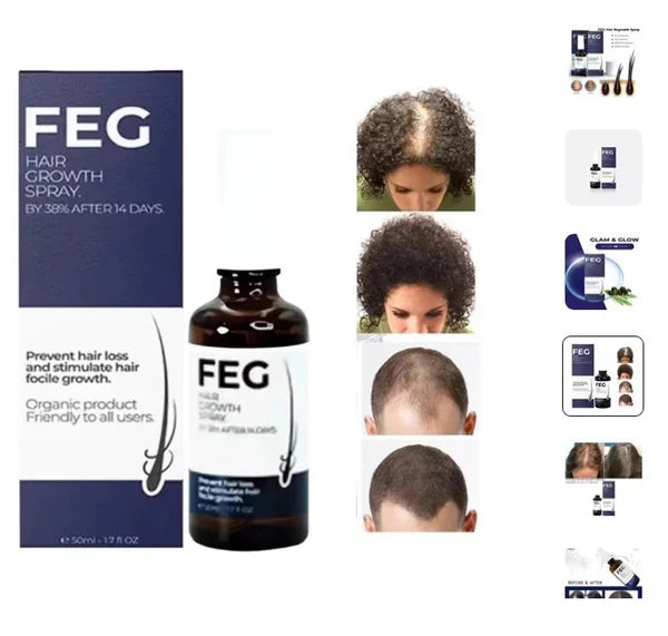 ReGrow+ Herbal Hair Growth Spray  Boost Volume & Reduce Hair Fall Naturally