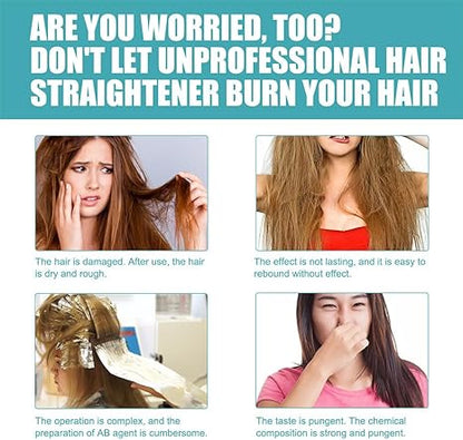 SilkySmooth Hair Straightening Cream for Frizz-Free, Sleek Hair at HomeSilkySmooth Hair Straightening Cream for Frizz-Free, Sleek Hair at Home