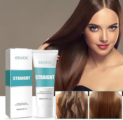 SilkySmooth Hair Straightening Cream for Frizz-Free, Sleek Hair at HomeSilkySmooth Hair Straightening Cream for Frizz-Free, Sleek Hair at Home