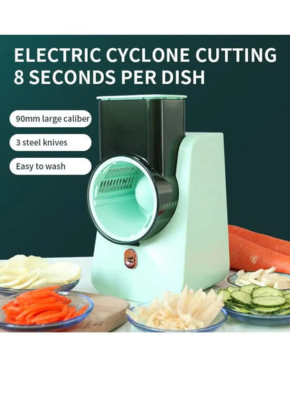 TurboSlice 3-in-1 Electric Vegetable Cutter  Fast, Fresh & Easy!