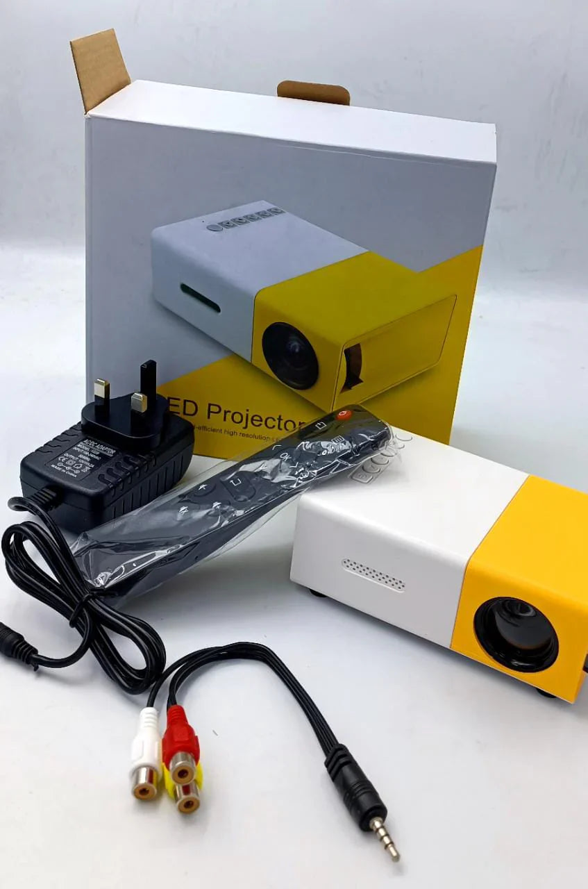 Meer Mini Projector YG-300 | Portable HD Home Theater for Movies, Kids & Travel