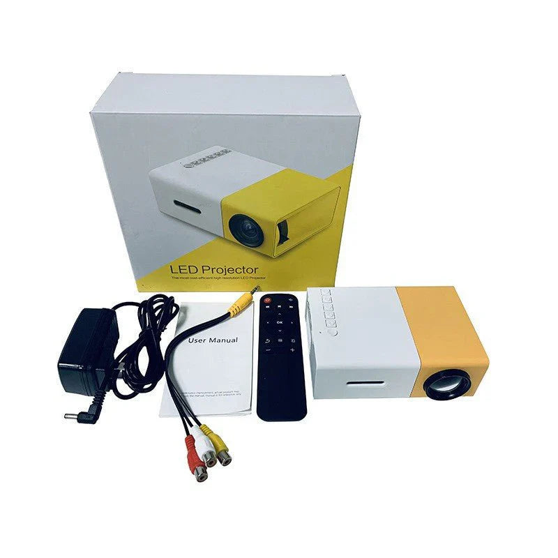 Meer Mini Projector YG-300 | Portable HD Home Theater for Movies, Kids & Travel