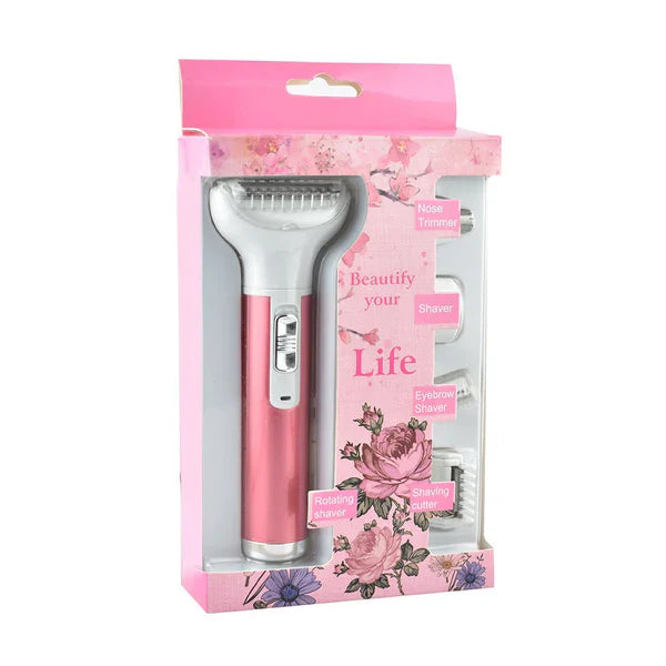 GlamTrim 5-in-1 Multifunctional Lady Shaver for Smooth, Salon-Like Skin at Home