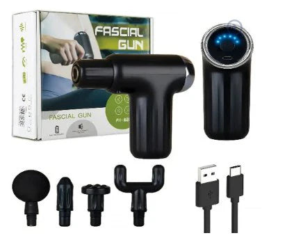 Mini Fascia Massage Gun Compact, Cordless & Effective Muscle Recovery