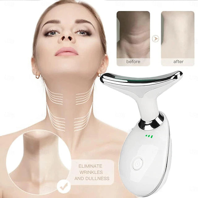Neck & Face Lifting Device LED Therapy for Youthful Glow