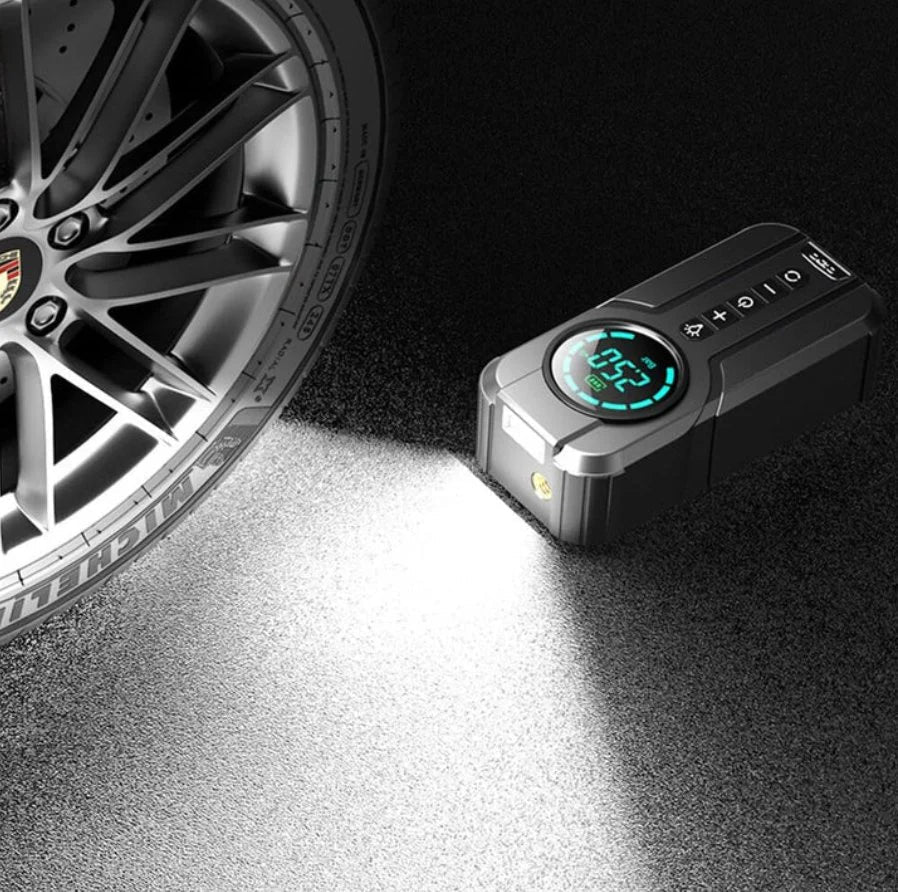 AirPump Flow Pro Smart Digital Air Compressor for Cars & Bikes