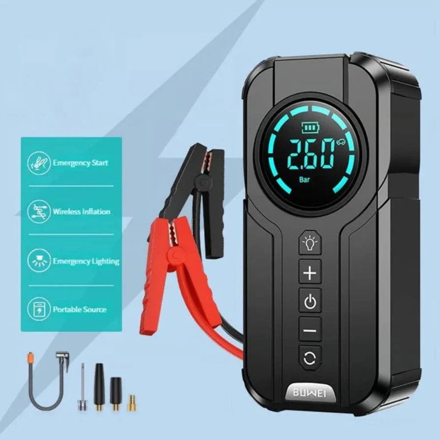 AirPump Flow Pro Smart Digital Air Compressor for Cars & Bikes