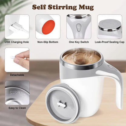 StirSip Rechargeable Self-Stirring String Cup