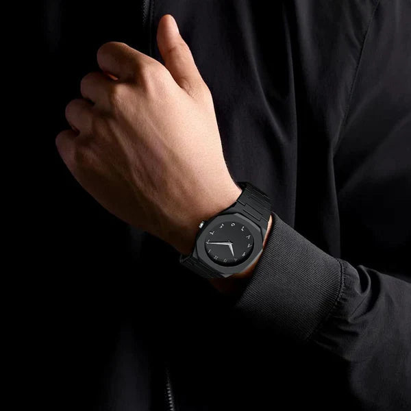 Premium Stainless Steel Arabic Watch – Timeless Design for Men