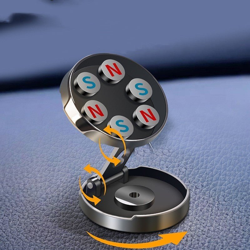 MagnoGrip Premium 360° Magnetic Car Phone Holder with Height Adjustment