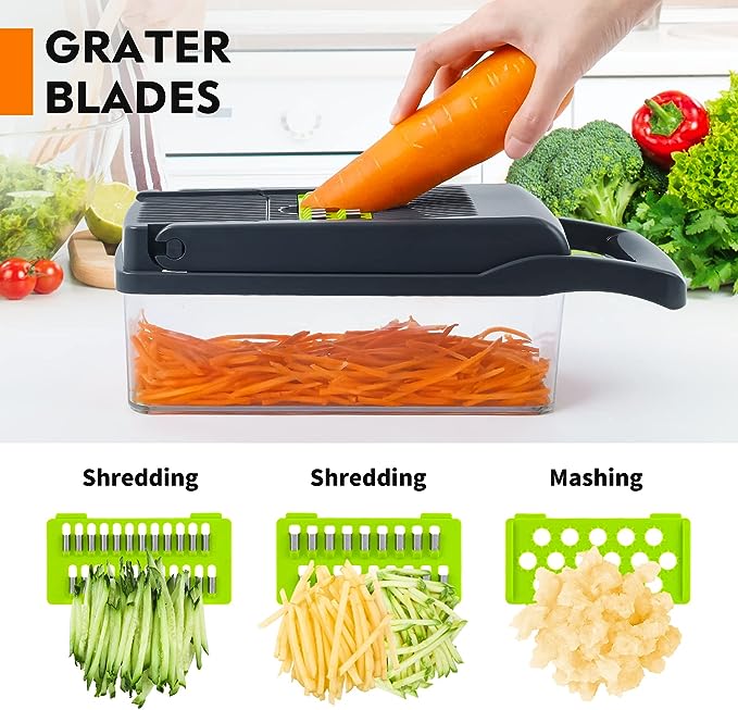 Multifunctional Vegetable Cutter _ Chop, Slice & Dice in Seconds