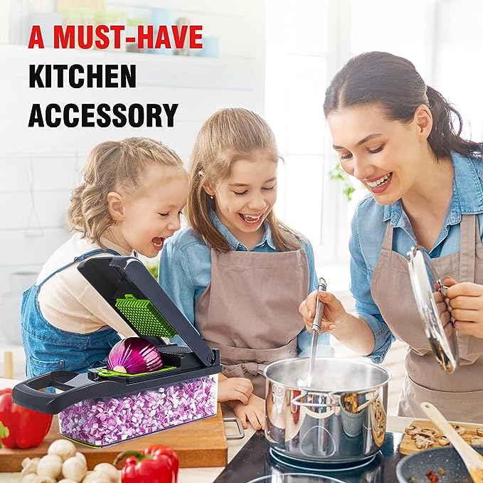 Multifunctional Vegetable Cutter _ Chop, Slice & Dice in Seconds